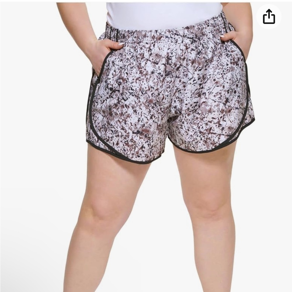 NWOT Calvin Klein Performance Womens Plus Fitness Workout Shorts 1X​​​​​​​